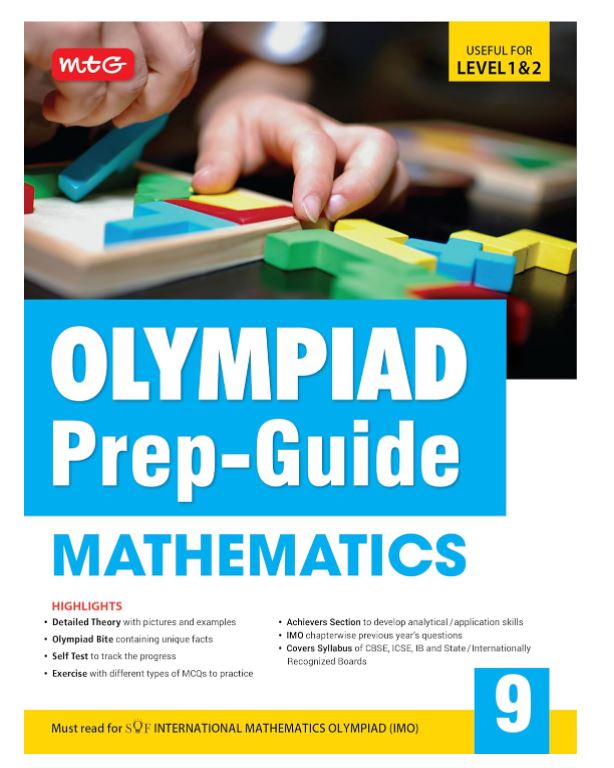 MTG Olympiad Prep-Guide Class 9 Mathematics (IMO) - Detailed Theory, Self Test with IMO Chapterwise Previous Year Question Paper For SOF 2024-25 Exam